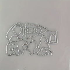 Christmas Metal Cutting Dies And Stamps For Scrapbooking Craft Supplies