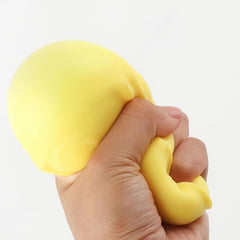 Soft Cheese Squeeze Toy with Soft Rubber - Educational Food Simulation