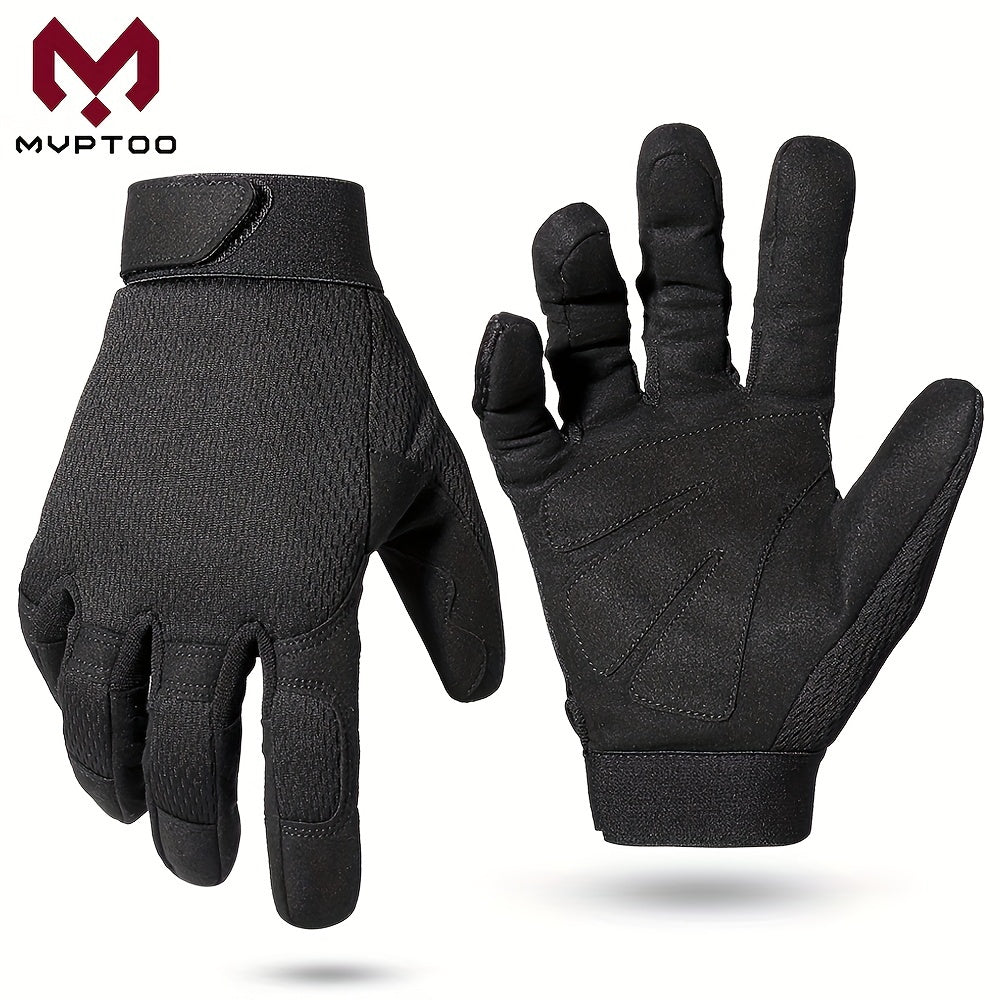 Men's Camo Touch Screen Motorcycle Gloves Flexible Breathable