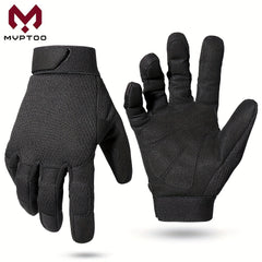 Men's Camo Touch Screen Motorcycle Gloves Flexible Breathable