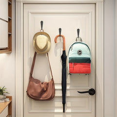 Heavy Duty Metal Double Hooks for Towels and More