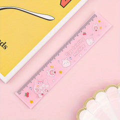 Cartoon Acrylic Ruler Student Office Drawing Measuring Ruler