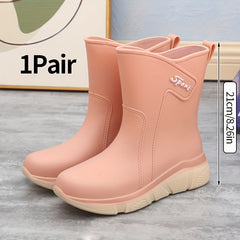 Women's Waterproof Rain Boots Non Slip Water Shoes