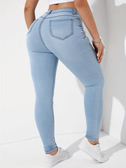 Ripped Skinny Jeans for Women