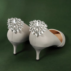 Crystal Shoe Clips Rhinestone Wedding Bridal Shoe Buckles