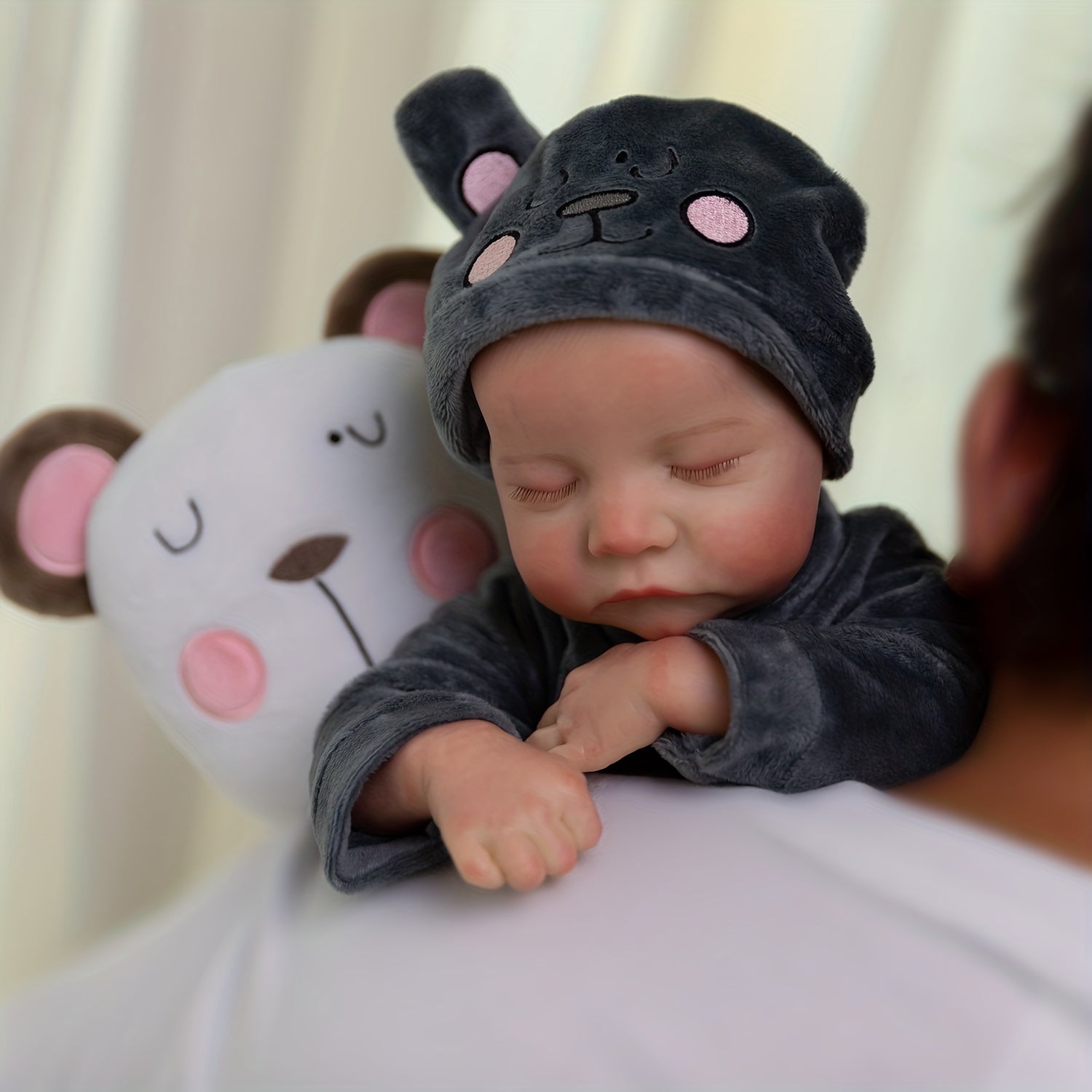 Realistic 72 cm Reborn Baby Doll Soft Vinyl Body Lifelike Newborn Baby Doll