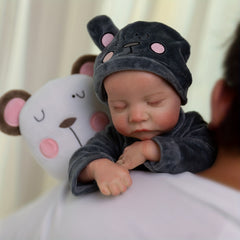 Realistic 72 cm Reborn Baby Doll Soft Vinyl Body Lifelike Newborn Baby Doll