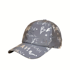Hip Hop Graffiti Baseball Cap Solid Fluorescent Print Sunscreen Sports Hat