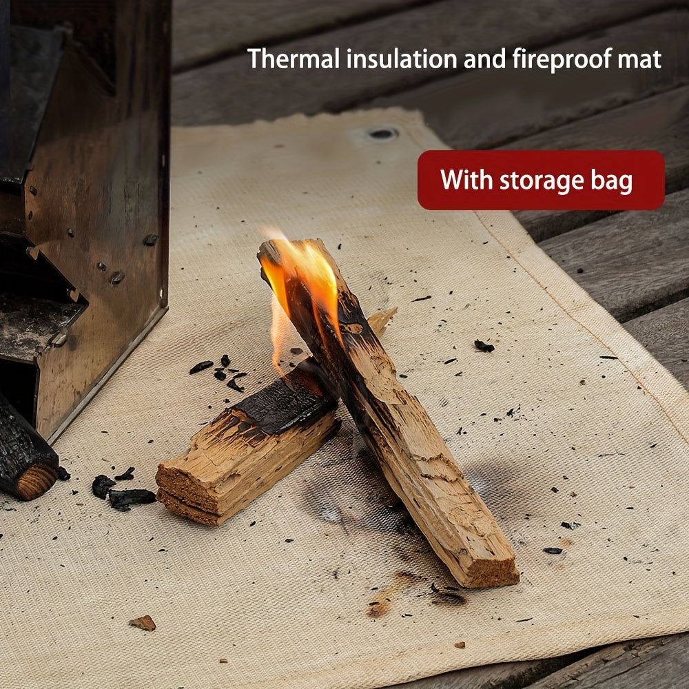 Portable Fireproof Insulation Pad for Camping High Temp Resistant
