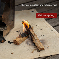 Portable Fireproof Insulation Pad for Camping High Temp Resistant