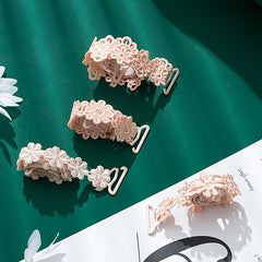 3 Pairs Lace Flower Underwear Straps Sexy All match Anti-slip Bra Straps