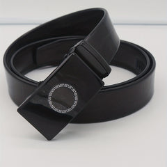 Men's Circle Pattern PU Business Casual Belt