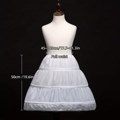 Lace Princess Dress with Adjustable Waist for Girls