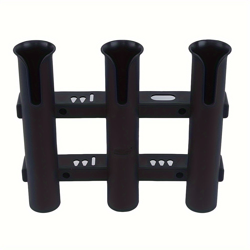 3-Tube Fishing Rod Holder Portable Plastic Rack Fishing Accessories