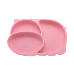 Silicone Divided Plate With Suction Cup, Baby and Toddler Dish