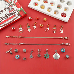 24pcs Dream Charm Bracelets Christmas Advent Calendar Set for Women Children