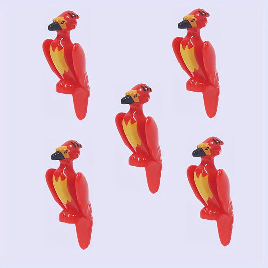 5pcs Phoenix Bird Blocks Set Colorful Farm Scene Decor Toy for Kids