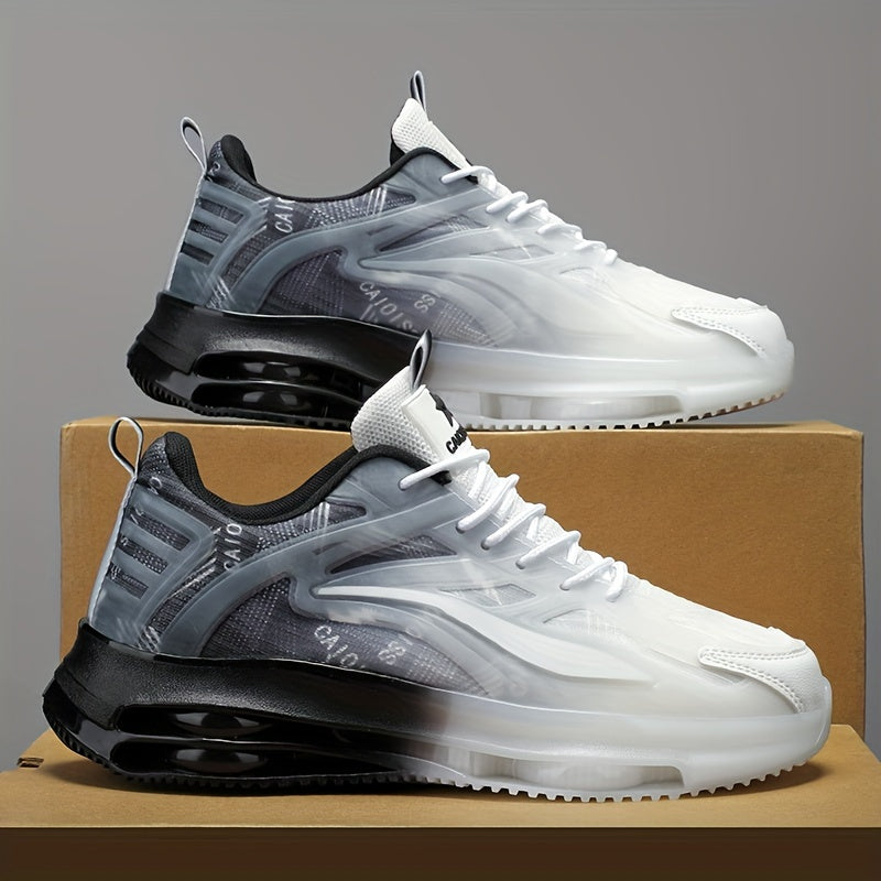 Thick Sole Running Shoes Shock Absorption Non Slip Sneakers Lightweight Dad Shoe