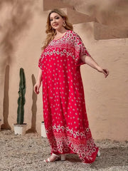 Floral Short Sleeve Maxi Dress