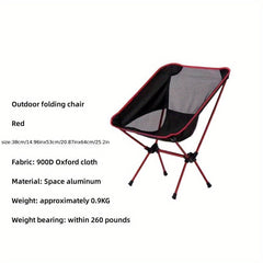 Portable Outdoor Folding Chair Reclining Compact Ultralight Camping Chair