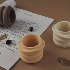 DIY Gypsum Cement Aromatherapy Candle Cup Silicone Mold