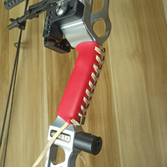 Archery Bow Handle Protective Leather Grip Guard for Compound Bow
