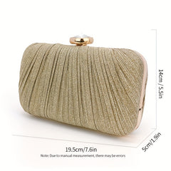 Glitter Clutch Purse Classic Dinner Bag Formal Banquet Handbag
