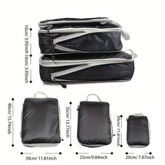 3pcs Compressed Storage Bag Waterproof Organizer Set