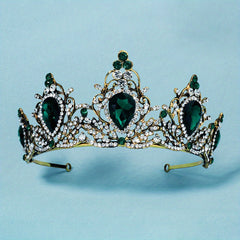 Crystal Alloy Headband Rhinestone Tiara Headdress For Girls Women