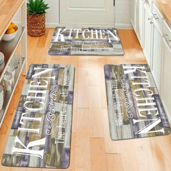 Stain Resistant Kitchen Rug Soft Memory Foam Mat Anti Fatigue Rug Runner
