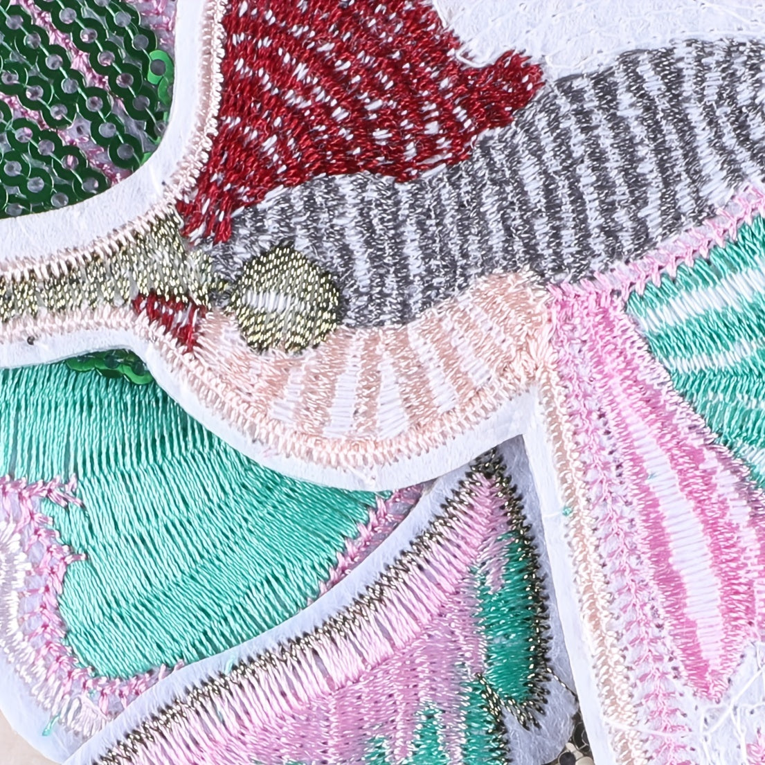 3pcs Sequin Bird Embroidery Iron-on Cloth Stickers For Girls