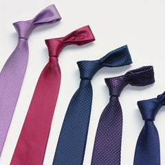1200 Needles Pinstripe Neck Tie Dark System Business Casual Formal Accessory