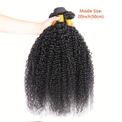 Brazilian 10A Small Spirals Curly Bundles Kinky Curly Human Hair