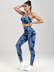 Tie Dye Yoga Suit Sports Bra & Leggings Activewear