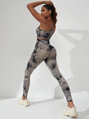 Tie Dye Yoga Suit Sports Bra & Leggings Activewear