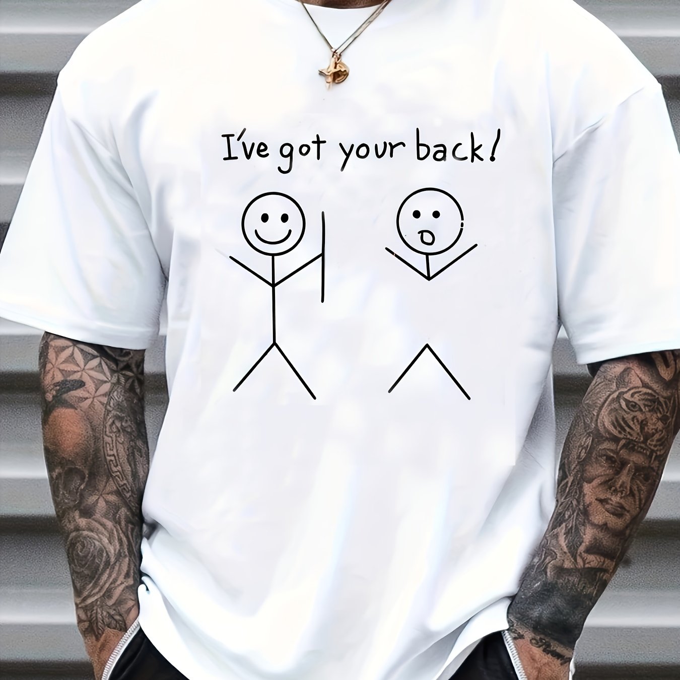 Men's u2018I've Got Your Backu2019 Graphic Tee