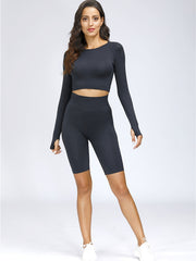Tummy Control Seamless Yoga Shorts High Waist Activewear