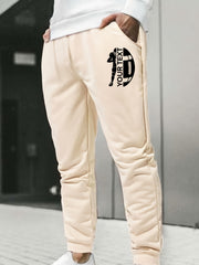 Men's American Football Player Print Sweatpants Joggers