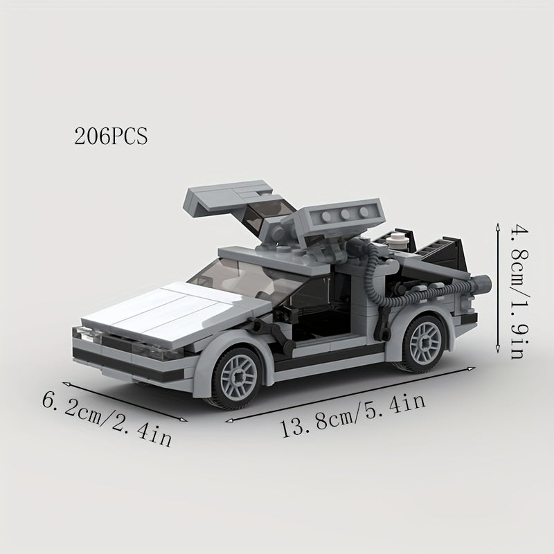 Back to the Future Delorean Time Machine Model Building Blocks Set