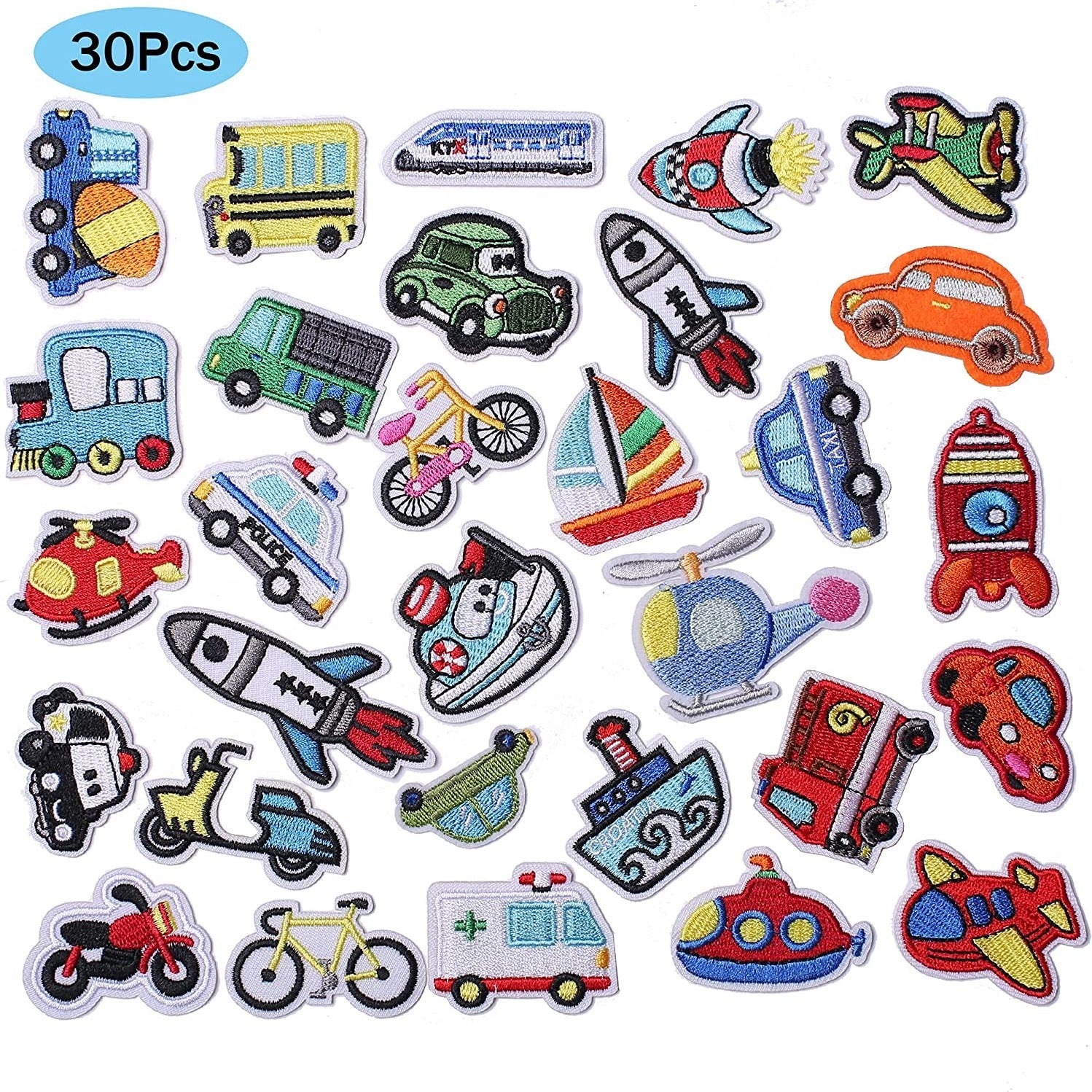 Car Series Embroidered Patch For Clothes