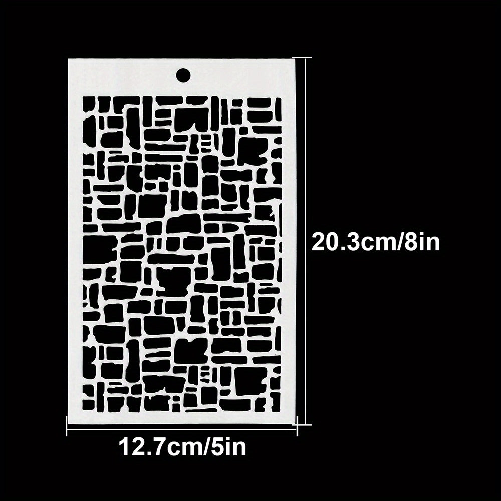Irregular Box Background Stencils DIY Art Stencils For Painting