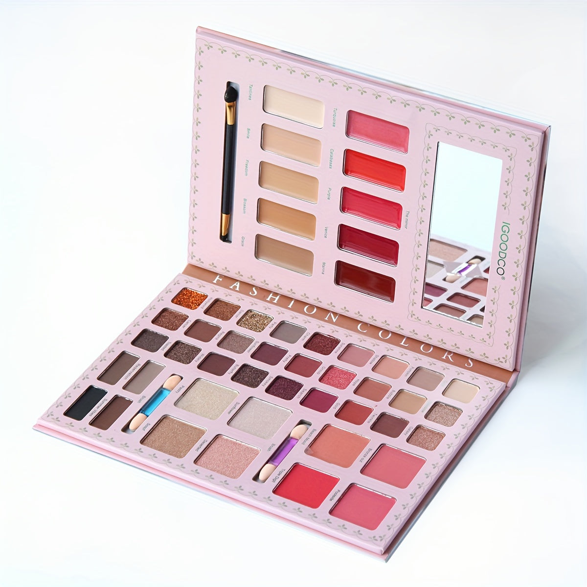 49 Colors Eyeshadow Palette Highlighting Blush Lipstick