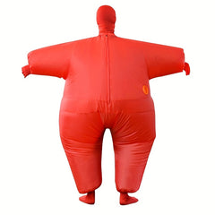 Halloween Salmon Masked Puff Inflatable Suit Masquerade Costume