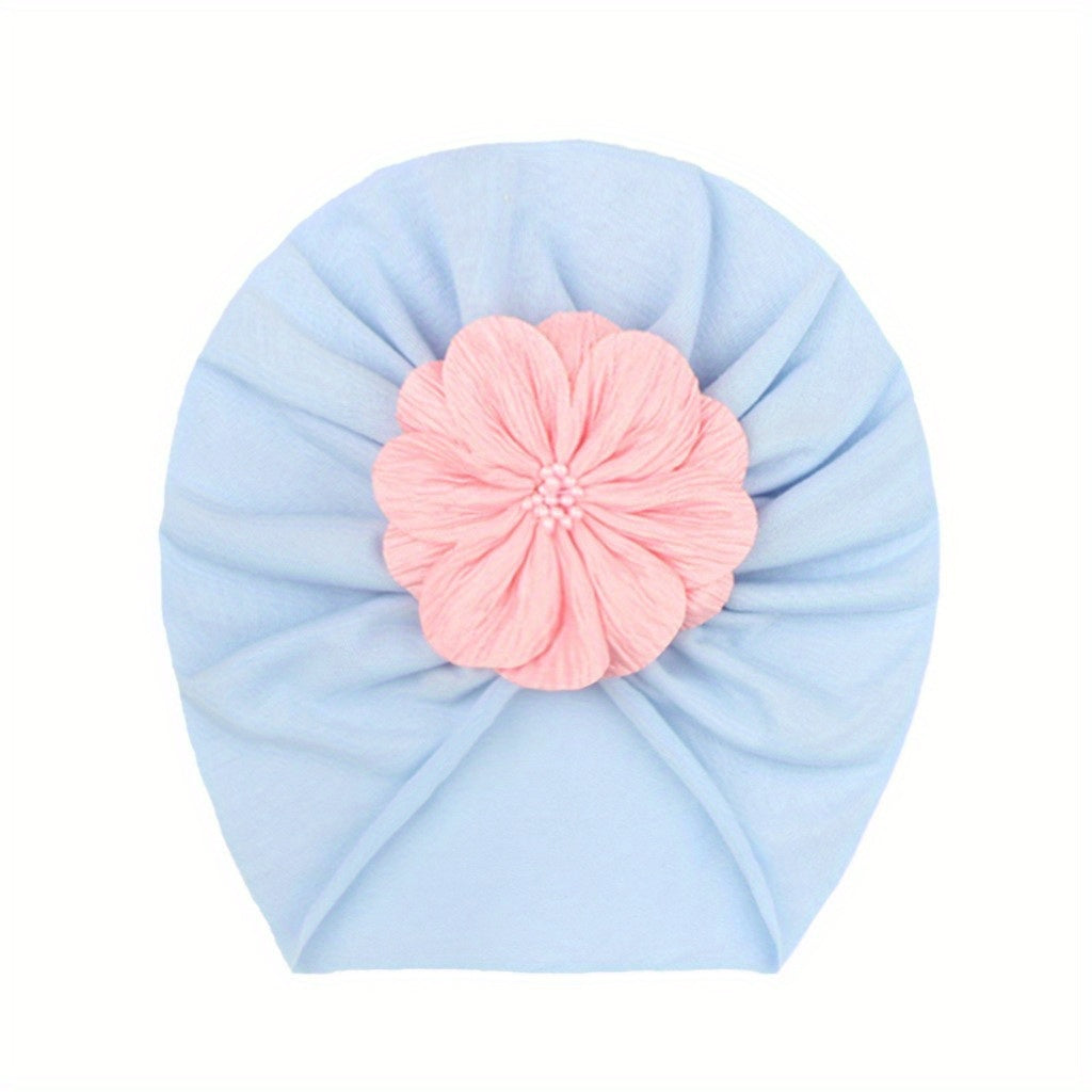 Baby Turban Hats Flower Knot Head Wraps for Newborn Beanie Nursery