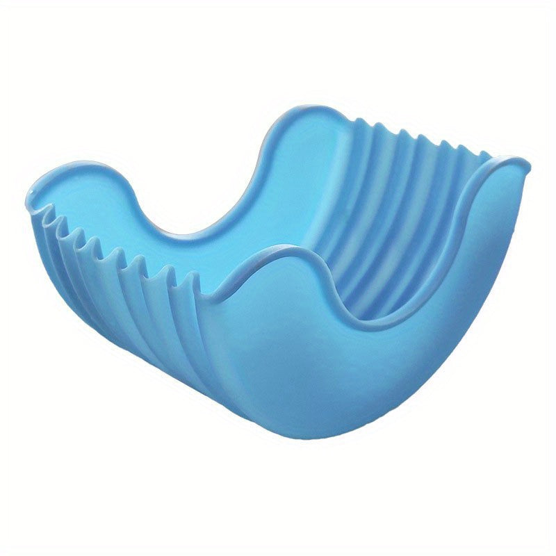 Silicone Hamburger Clip Anti-fall Holder Washable Telescopic Rack