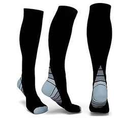 Men's Compression Athletic Socks Long Tube Calf Support for Sports
