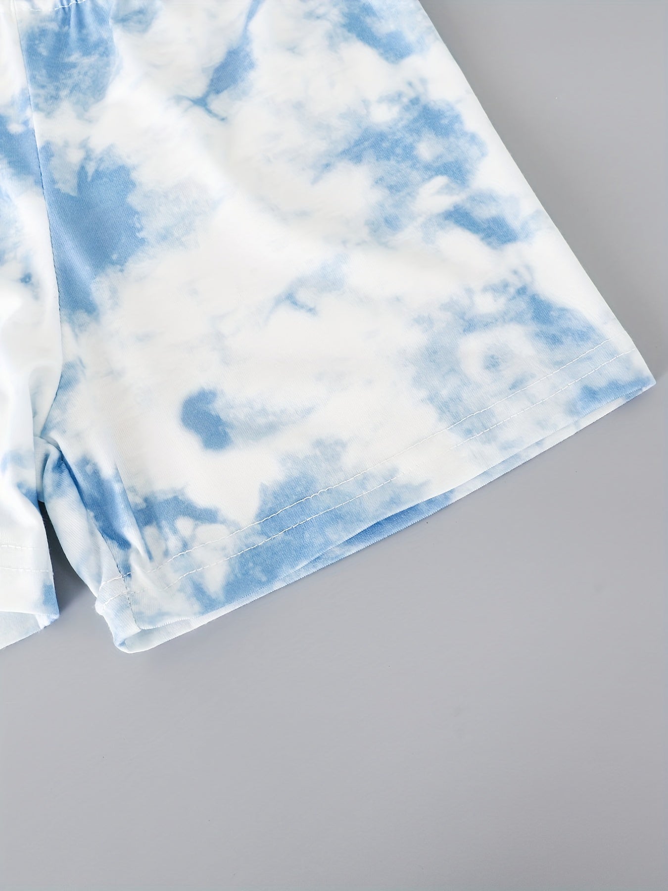 Tie Dye T-shirt & Shorts Set for Boys Kids Summer Clothes