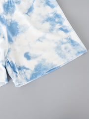 Tie Dye T-shirt & Shorts Set for Boys Kids Summer Clothes