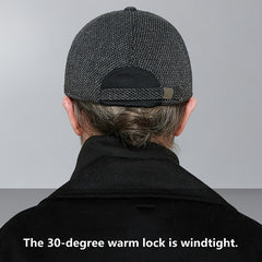Men's Winter Ear Protection Baseball Cap - Windproof Thick Warm Cap