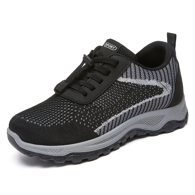 Women's Lightweight Breathable Running Shoes Lace Up Type
